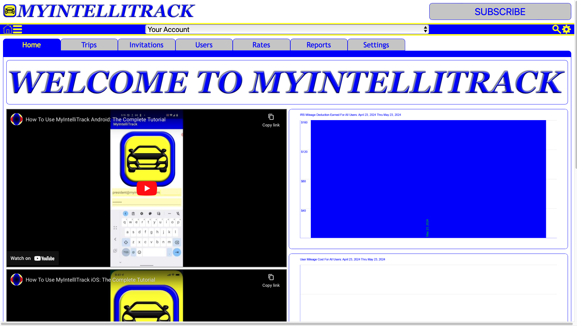 Business And Travel Mileage And Expense Recording Software For Web | MyIntelliTrack™ For Web