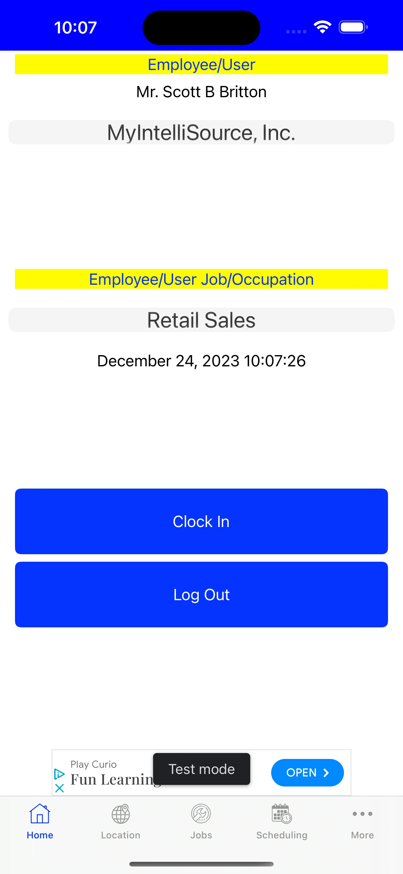 Images For MyTimeClock Cloud Employee Scheduling And Time Keeping SaaS Software For iOS | MyTimeClock™ For iOS